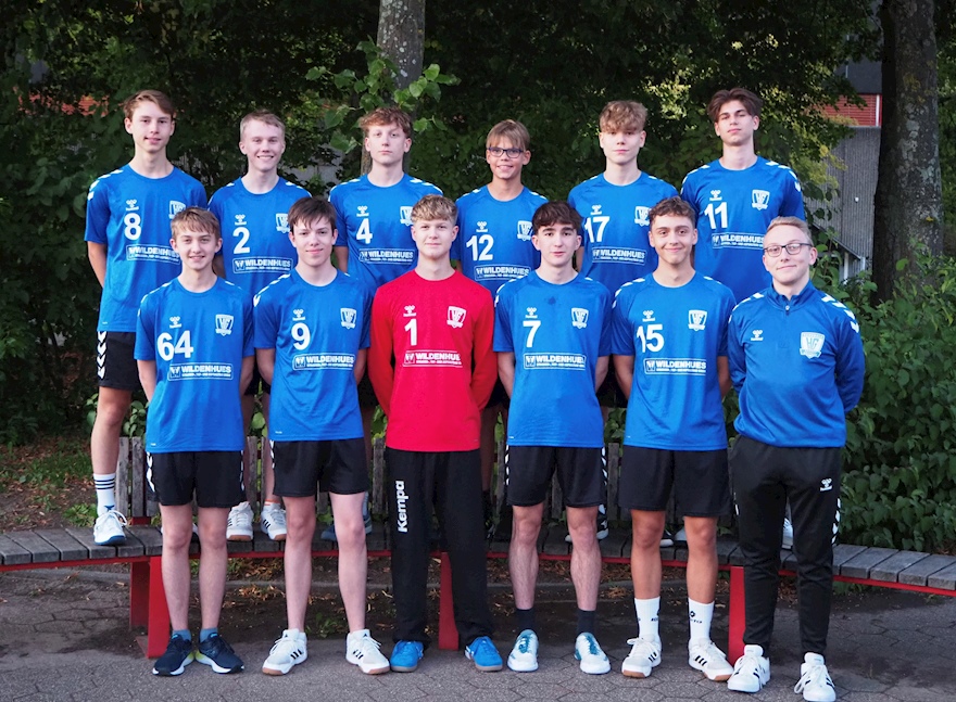 Männliche B1 Mannschaftsbild