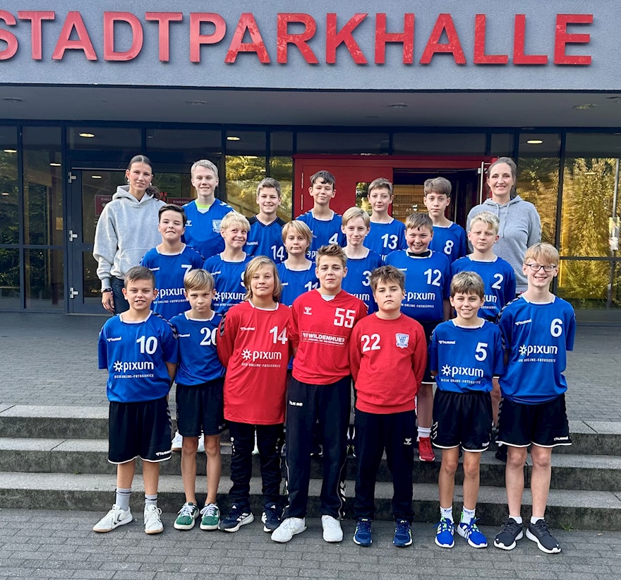 Männliche D1 Mannschaftsbild